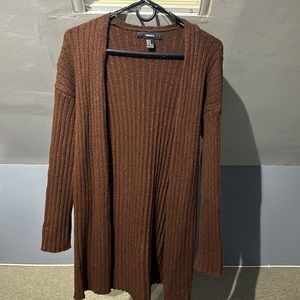 Brown cardigan